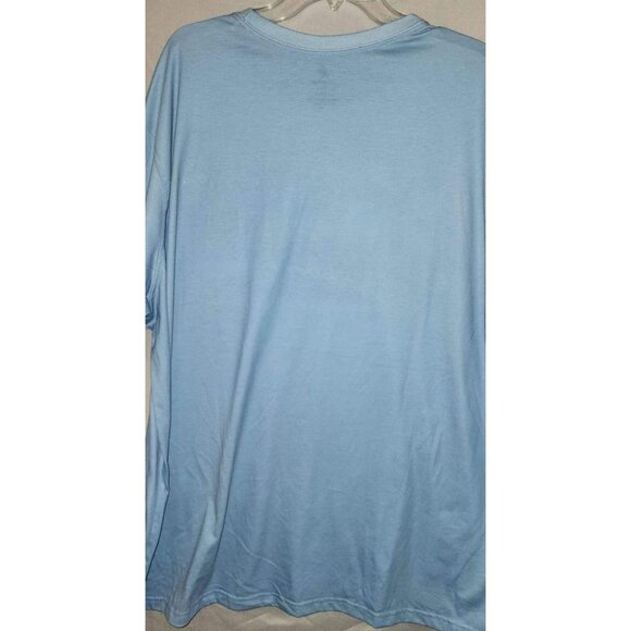 Caribbean Mens 3XT Blue Graphic T-Shirt - Picture 7 of 10